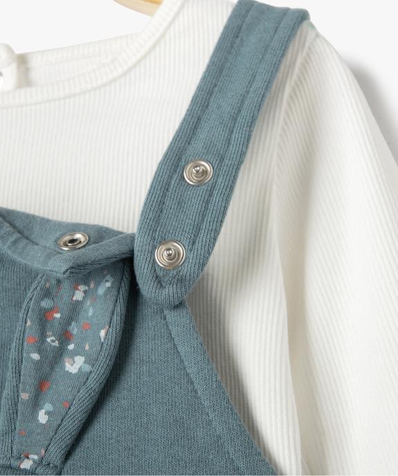 Ensemble bébé fille 2 pièces : robe et tee-shirt à manches longues motif lapin vue3 - GEMO(BEBE DEBT) - GEMO
