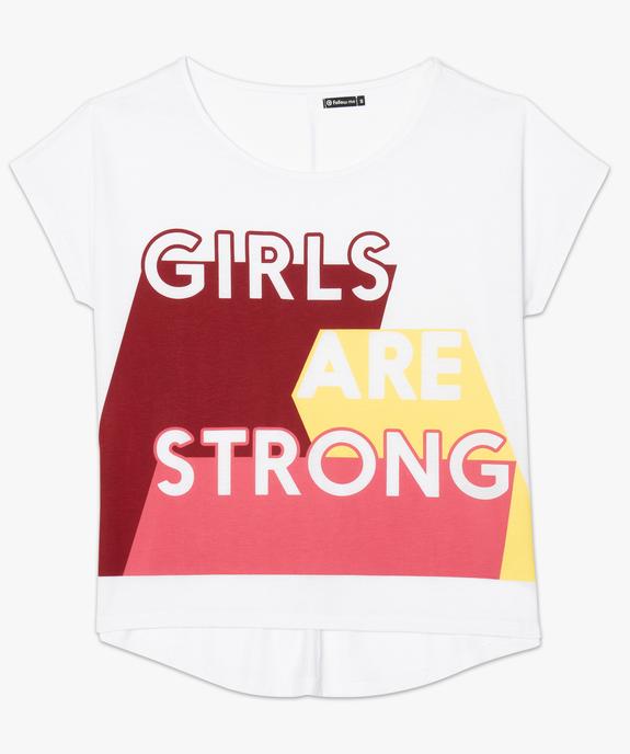 Tee-shirt femme loose imprimé  vue4 - GEMO(FEMME PAP) - GEMO