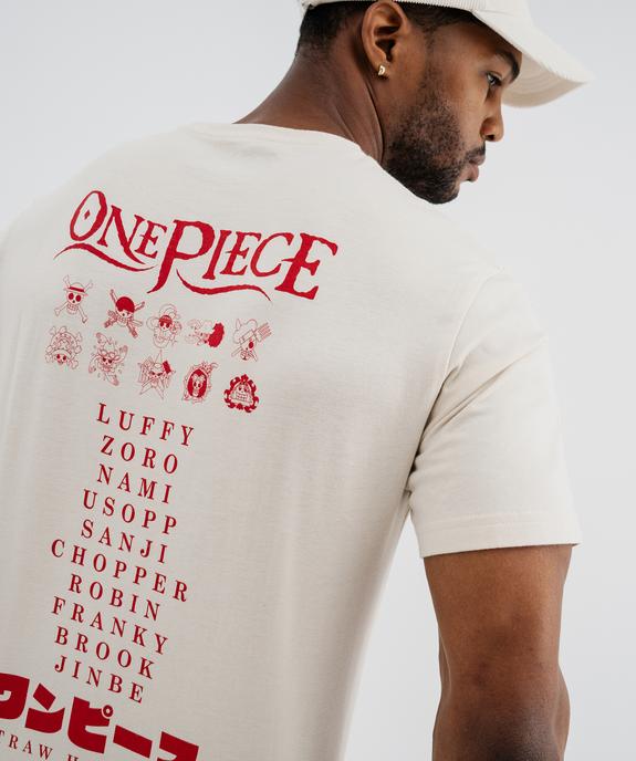 Tee-shirt manches courtes en jersey de coton imprimé homme - One Piece vue1 - ONE PIECE - GEMO