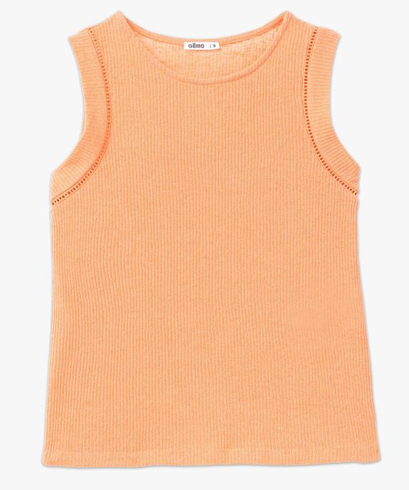 Débardeur en maille côtelée femme vue4 - GEMO(FEMME PAP) - GEMO
