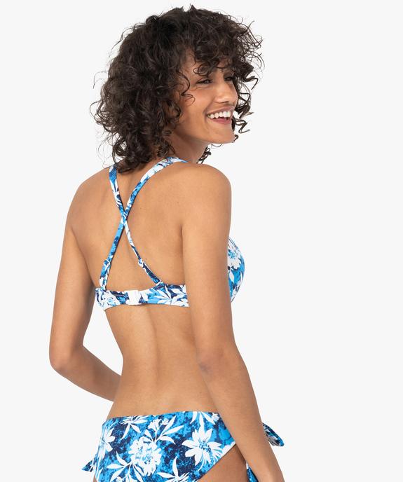 Haut de maillot de bain femme forme corbeille à armatures vue2 - GEMO (PLAGE) - GEMO