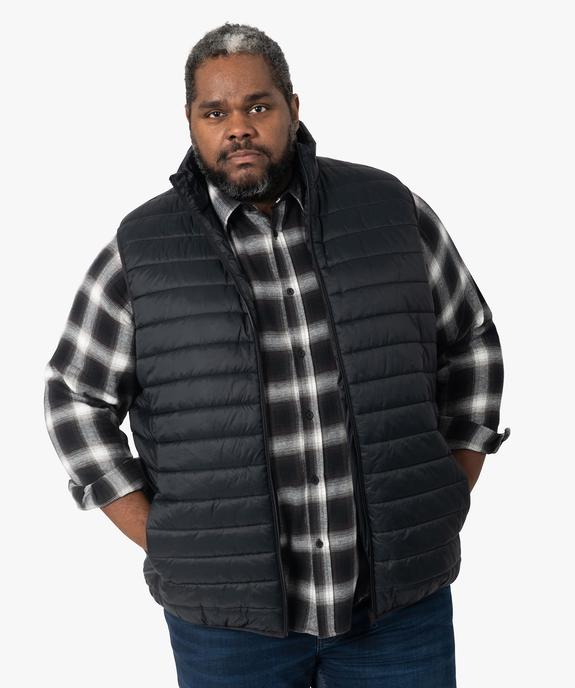 Doudoune homme grande taille sans manches à col montant vue1 - GEMO (G TAILLE) - GEMO