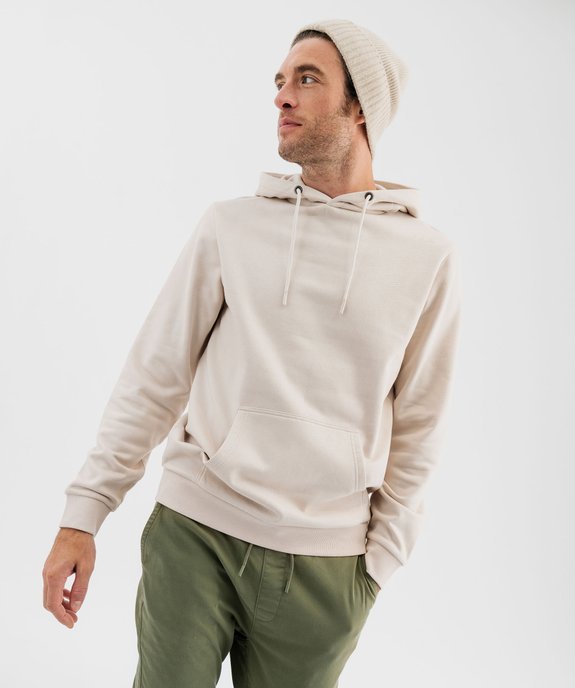 Sweat à capuche intérieur molletonné homme vue9 - GEMO 4G HOMME - GEMO