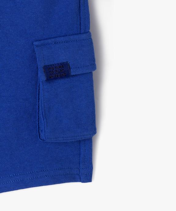 Short en maille coupe cargo bébé garçon vue2 - GEMO(BEBE DEBT) - GEMO