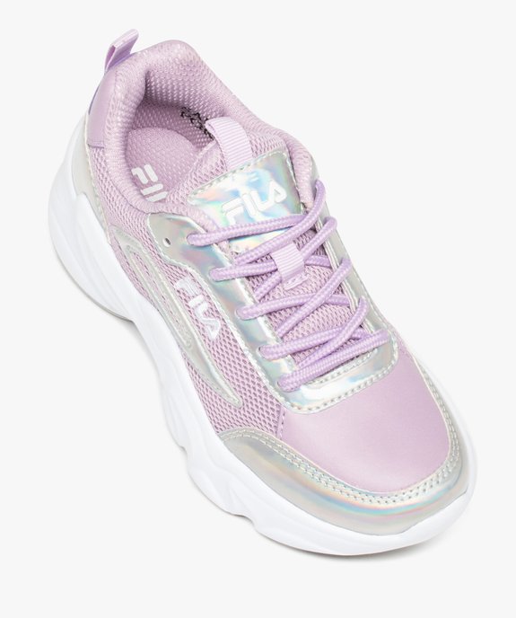 Baskets fille running en mesh et matière irisée – Fila Felice vue5 - FILA - GEMO