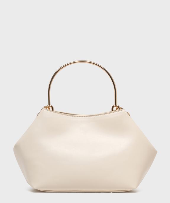 Sac à main graphique à anse métallique femme vue1 - GEMO (ACCESS) - GEMO