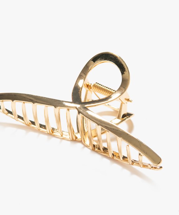 Pince crabe en métal pour les cheveux femme vue2 - GEMO (ACCESS) - GEMO