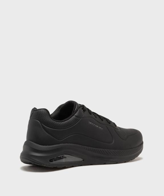 Baskets unies avec semelle à bulle d’air homme - Skechers vue4 - SKECHERS - GEMO