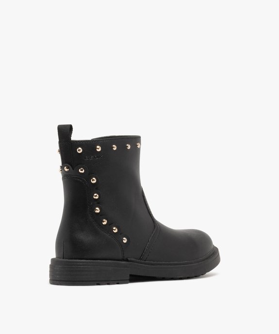 Bottines fille à strass avec zip - Geox vue4 - GEOX - GEMO
