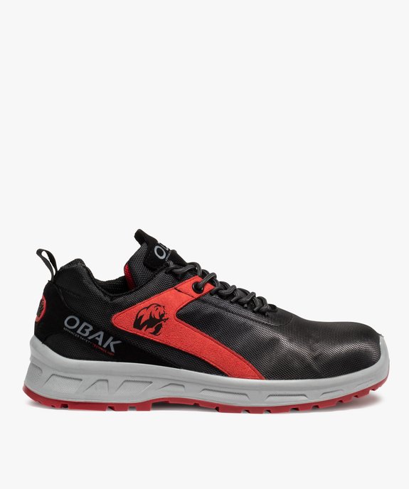 Chaussures de sécurité homme bicolores - Obak vue1 - OBAK - GEMO