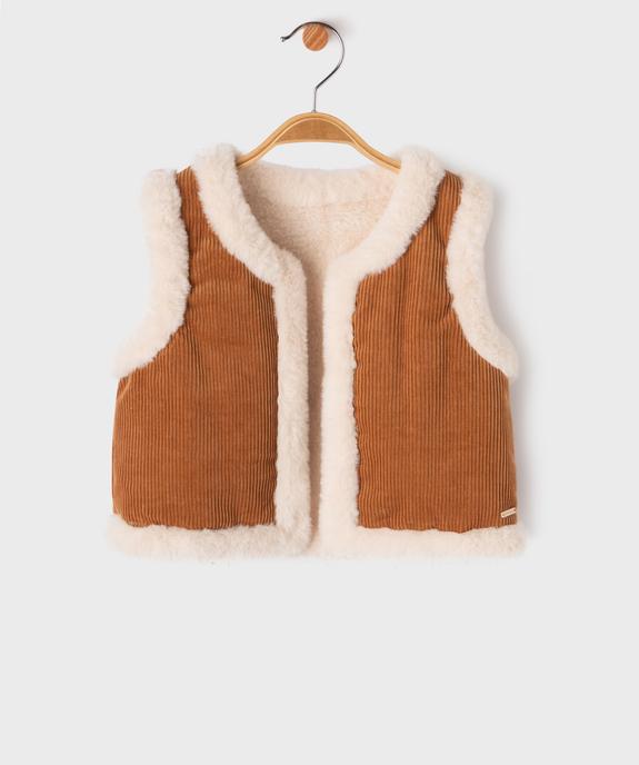 Veste sans manches réversible bébé fille - LuluCastagnette vue2 - LULUCASTAGNETTE - GEMO