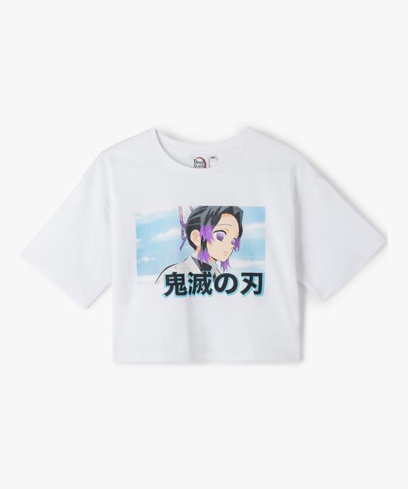 Tee-shirt court à manches courtes fille - Demon Slayer vue2 - DEMON SLAYER - GEMO