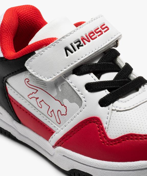 Baskets garçon à lacets et scratch – Airness Sprint vue6 - AIRNESS - GEMO