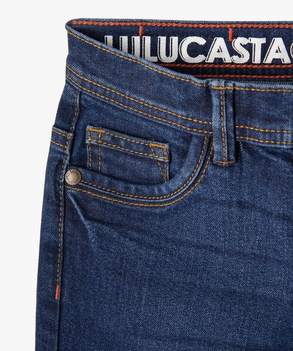 Jean Regular avec revers cousus garçon - LuluCastagnette vue3 - LULUCASTAGNETTE - GEMO