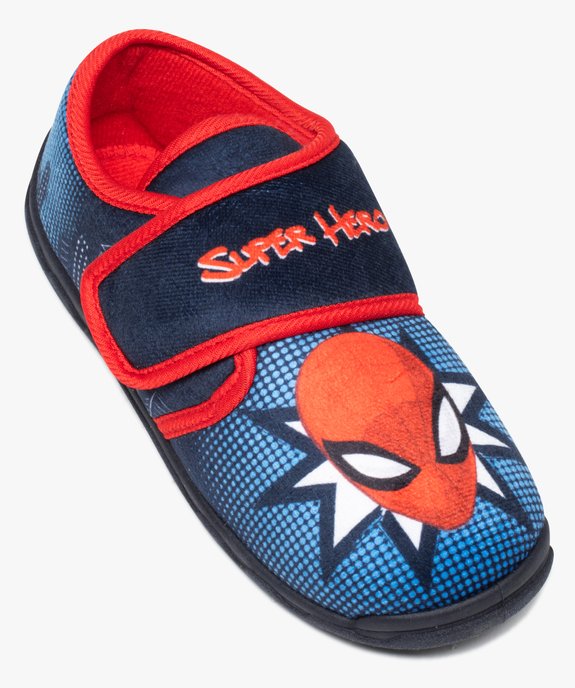 Chaussons garçon super héros à scratch - Marvel vue5 - SPIDERMAN - GEMO