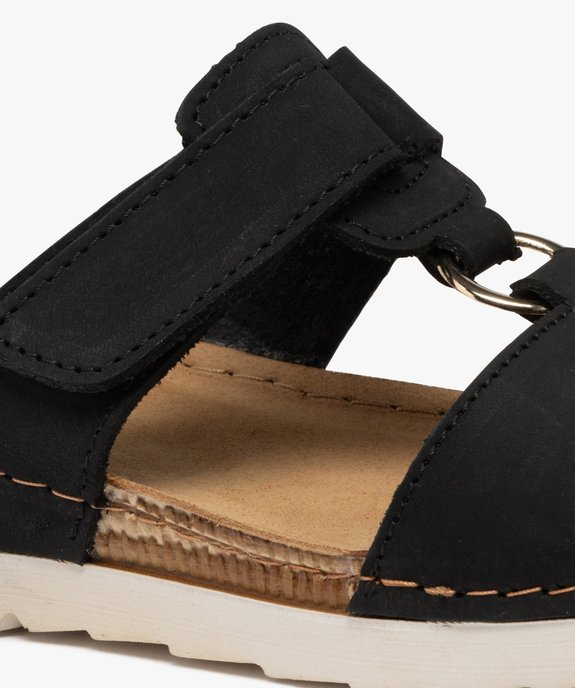 Sandales confort forme mule femme avec semelle compensée vue6 - G'FLEX - GEMO