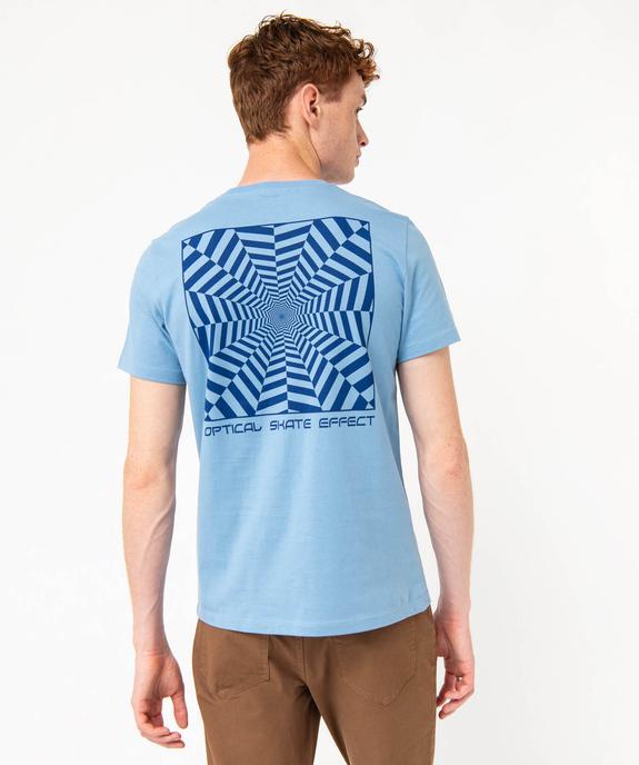 Tee-shirt à manches courtes à motif graphique homme vue3 - GEMO (HOMME) - GEMO