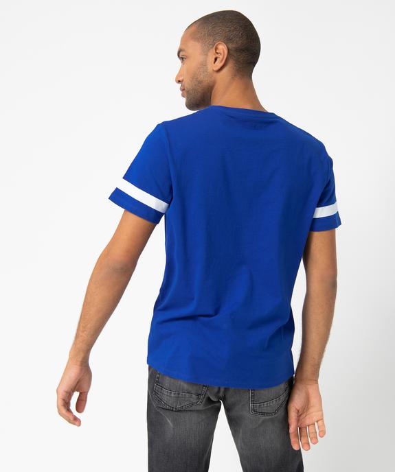 Tee-shirt homme à manches courtes avec inscriptions - Yale vue3 - YALE - GEMO