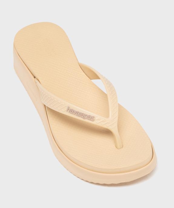 Tongs à talon compensé femme - Havainas vue5 - HAVAIANAS - GEMO
