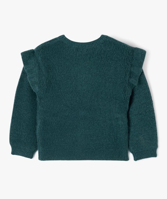 Pull avec volants sur les épaules fille vue4 - GEMO (ENFANT) - GEMO