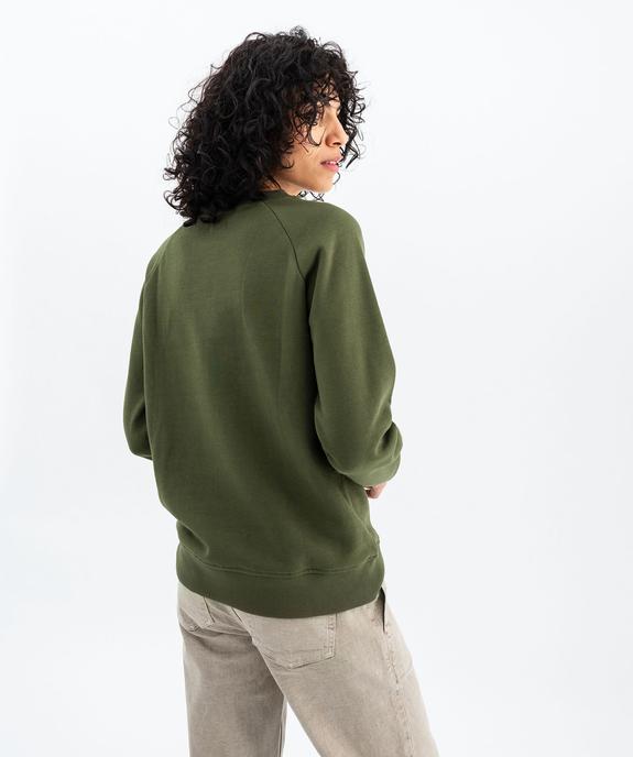 Sweat molletonné avec inscription brodée - LuluCastagnette vue4 - LULUCASTAGNETTE - GEMO