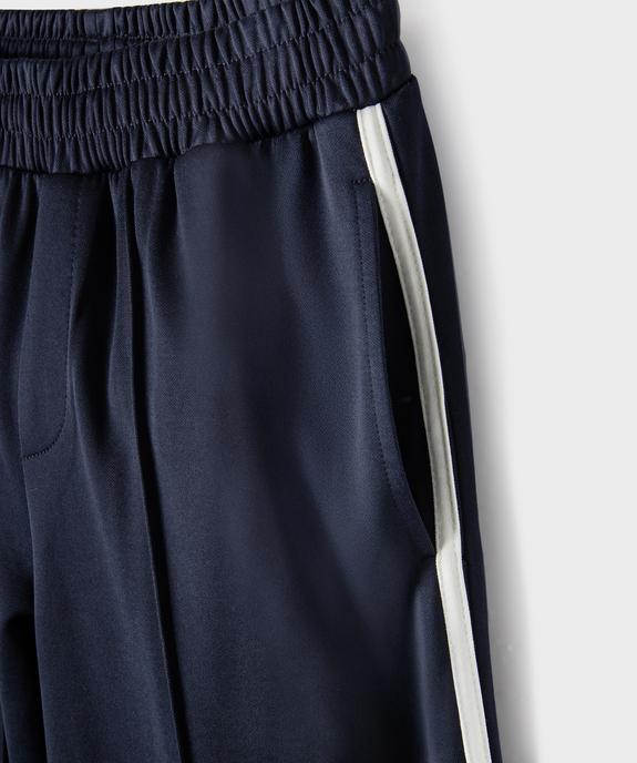 Jogging en matière sport look rétro fille vue3 - GEMO (JUNIOR) - GEMO