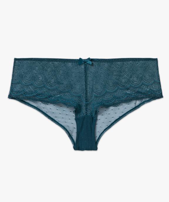 Shorty en dentelle et tulle femme grande taille vue4 - GEMO(HOMWR FEM) - GEMO
