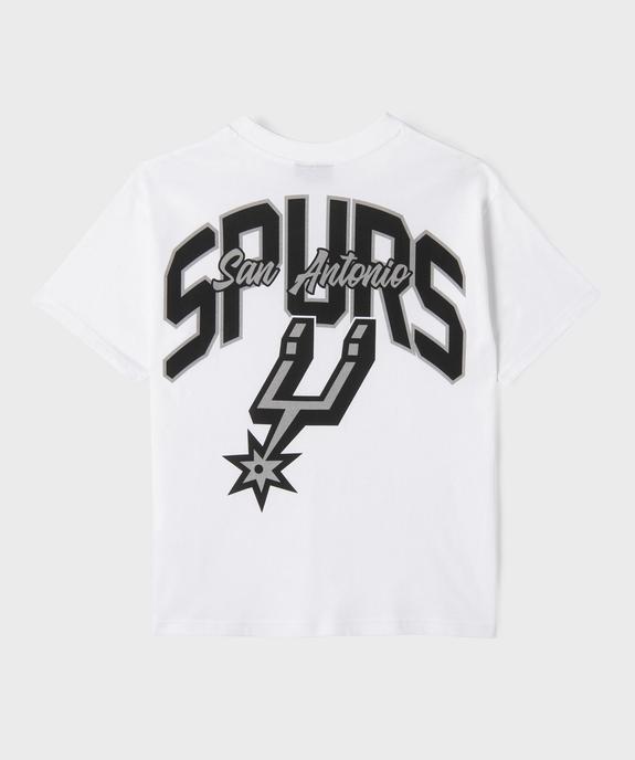 Tee-shirt manches courtes imprimé Spurs garçon - NBA vue3 - NBA - GEMO