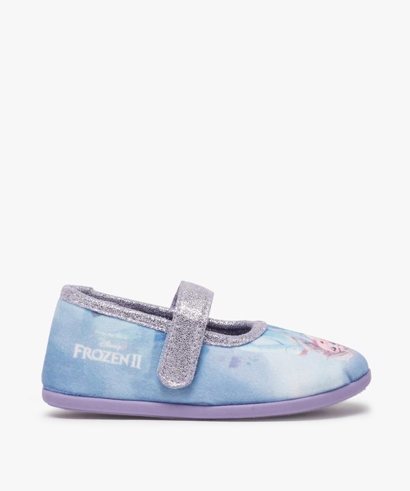 Chaussons fille en forme de ballerines Reine des Neige vue1 - REINE DES NEIGE - GEMO