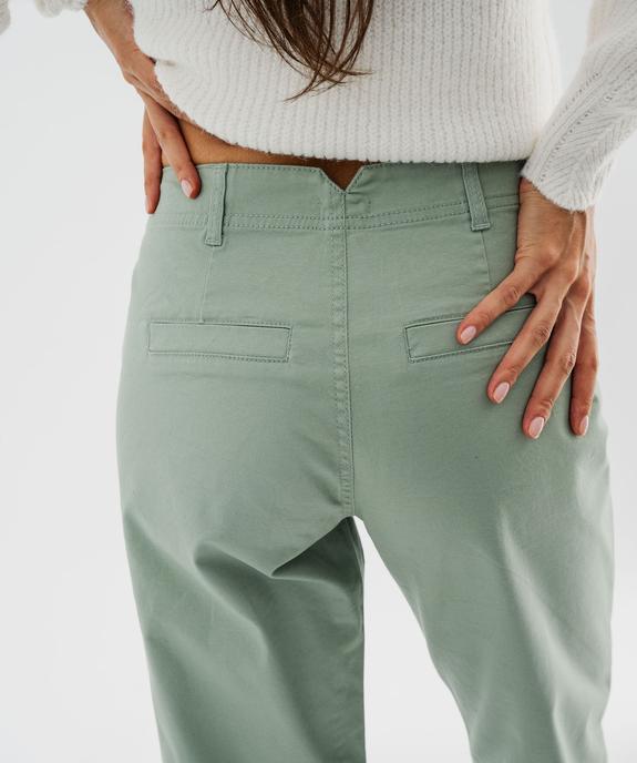 Pantalon chino en coton stretch femme vue2 - GEMO(FEMME PAP) - GEMO