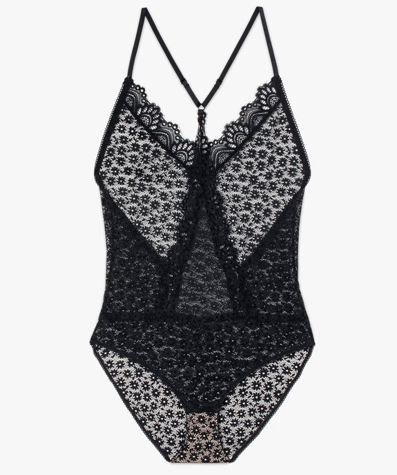 Body dentelle dos nageur  vue4 - GEMO(HOMWR FEM) - GEMO