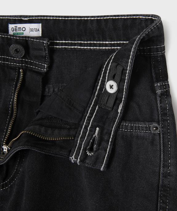 Jean loose en denim teinté garçon vue2 - GEMO 4G GARCON - GEMO