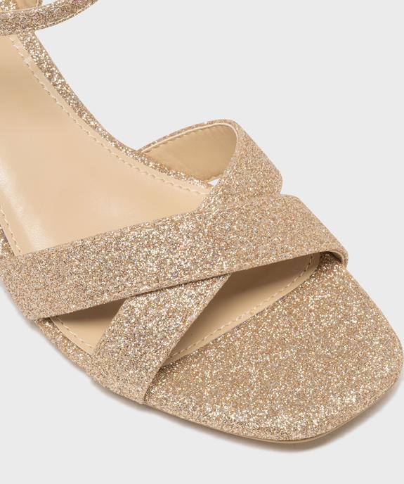 Sandales à talon pailletées femme - Valentina Baldano vue6 - VALENTINA BALDA - GEMO