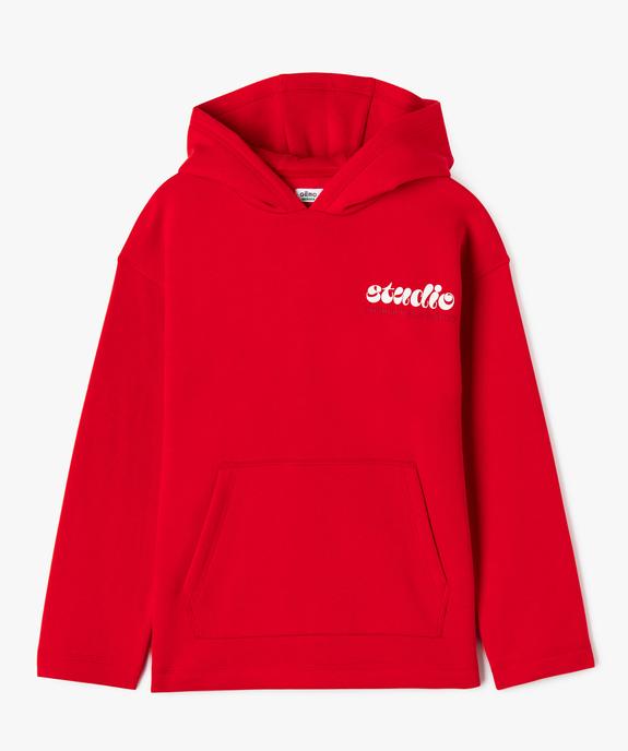 Sweat à capuche avec intérieur molletonné garçon vue2 - GEMO 4G GARCON - GEMO