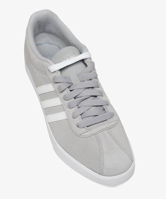 Tennis femme dessus cuir à bandes contrastantes - Adidas vue5 - ADIDAS - GEMO