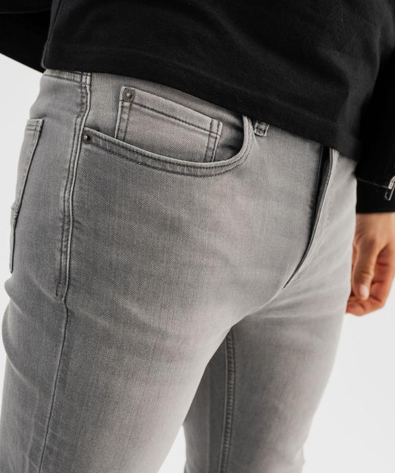 Jean slim en coton stretch homme vue3 - GEMO 4G HOMME - GEMO