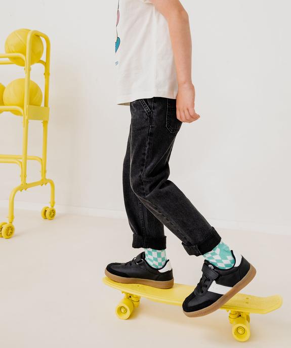 Jean large avec taille ajustable garçon vue3 - GEMO (ENFANT) - GEMO
