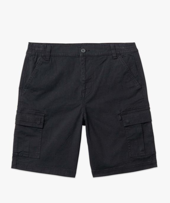Bermuda  homme coupe cargo à taille élastiquée vue4 - GEMO (HOMME) - GEMO