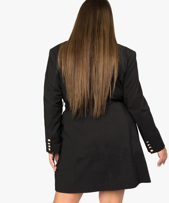 Robe femme forme blazer ceinturée - Gémo x Lalaa Misaki vue3 - GEMO (G TAILLE) - GEMO