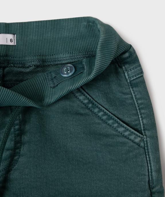 Bermuda en coton stretch facile à enfiler garçon vue1 - GEMO (ENFANT) - GEMO