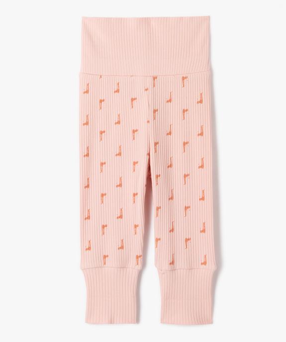 Ensemble naissance évolutif 3 pièces bébé fille body, pantalon et bonnet vue6 - GEMO 4G BEBE - GEMO