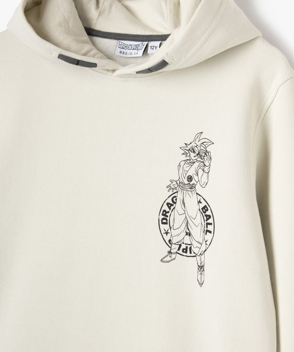 Sweat à capuche avec inscription manga garçon - Dragon Ball Super vue2 - DRAGON BALL Z - GEMO