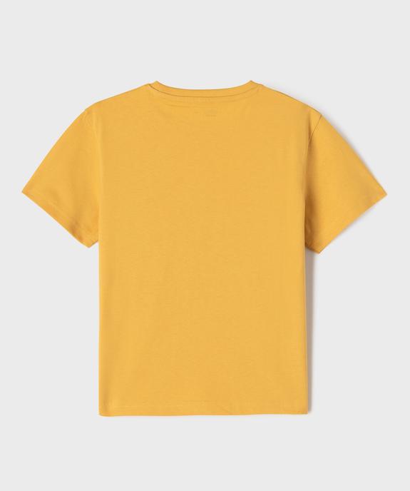 Tee-shirt manches courtes avec motifs animaux garçon vue3 - GEMO 4G GARCON - GEMO