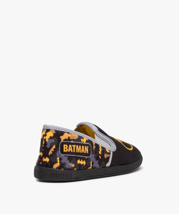 Chaussons garçon en velours imprimé - Batman vue4 - BATMAN - GEMO