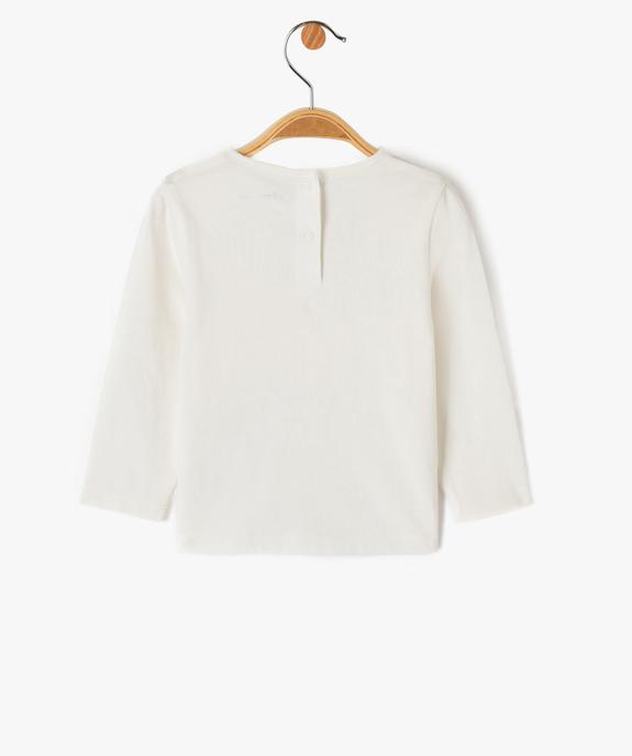 Tee-shirt à manches longues spécial Noël bébé fille vue3 - GEMO(BEBE DEBT) - GEMO