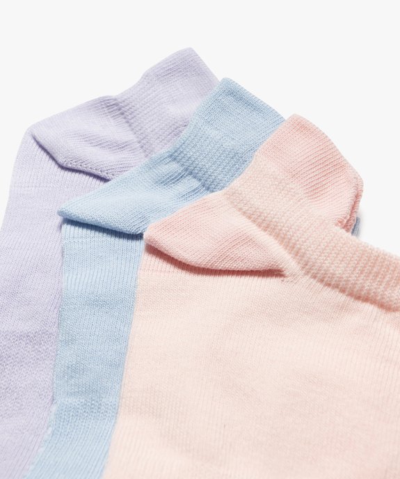 Chaussettes ultra coutes de sport femme (lot de 3) vue3 - GEMO(HOMWR FEM) - GEMO