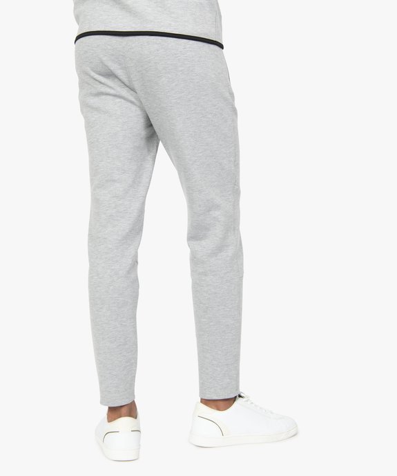Pantalon homme en maille à taille élastiquée vue3 - GEMO (HOMME) - GEMO