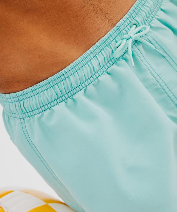 Short de bain uni homme  vue2 - GEMO (PLAGE) - GEMO