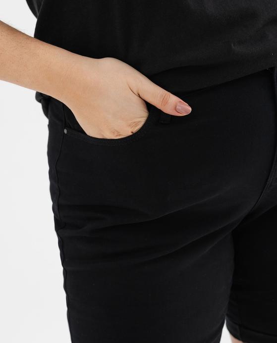 Bermuda à revers en coton stretch femme grande taille vue6 - GEMO 4G GT - GEMO