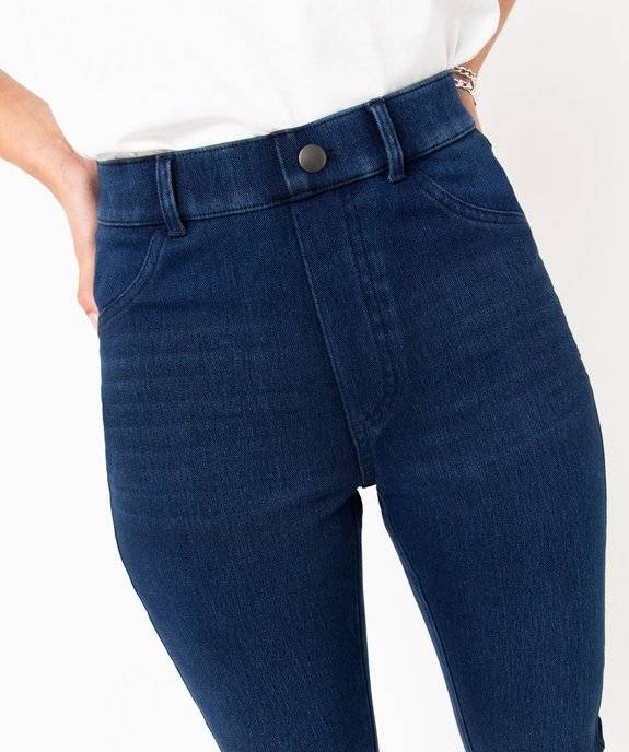 Jegging taille haute délavé femme vue2 - GEMO 4G FEMME - GEMO